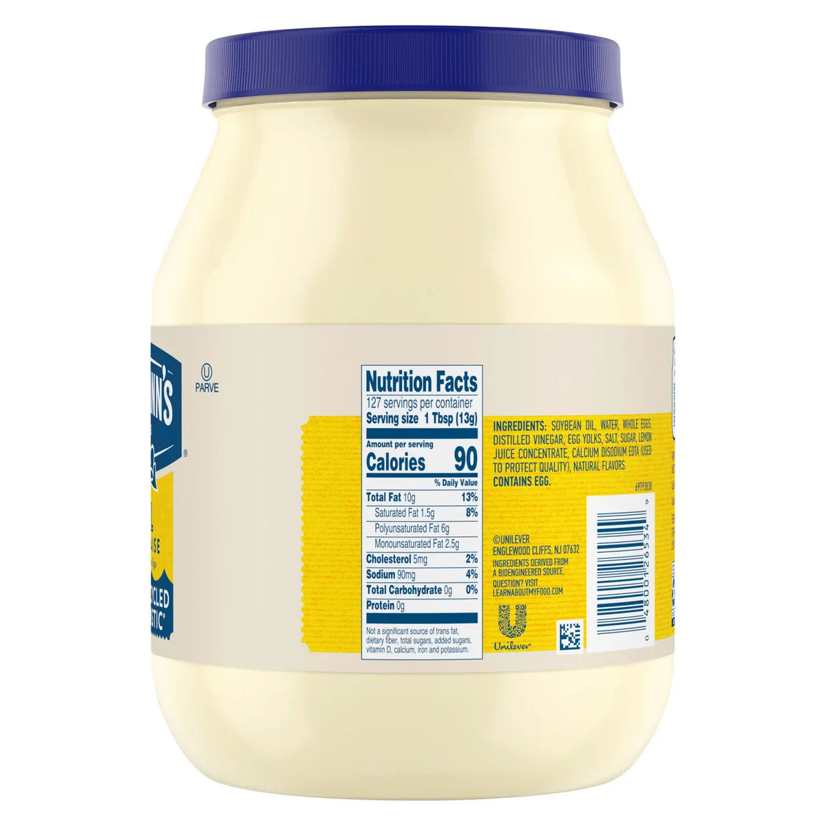 Hellmann's, Mayonesa Real, 64 oz