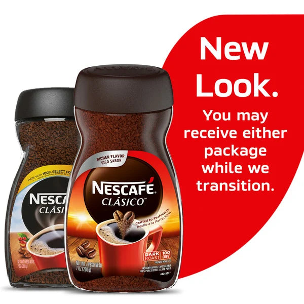 NESCAFÉ Clásico Café instantané torréfié foncé 7 oz