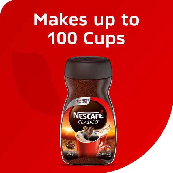 NESCAFÉ Clásico Café instantané torréfié foncé 7 oz