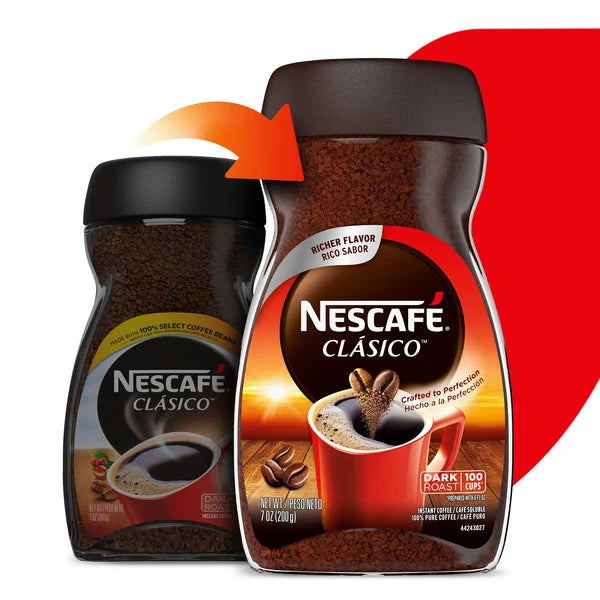 NESCAFÉ Clásico Café instantané torréfié foncé 7 oz