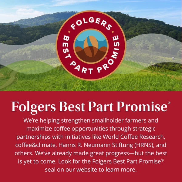 Café moulu Folgers Classic Roast, torréfaction moyenne 9,6 oz