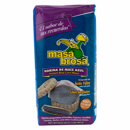 Masa Brosa Masa de Maíz Azul, Instantánea 2 lb