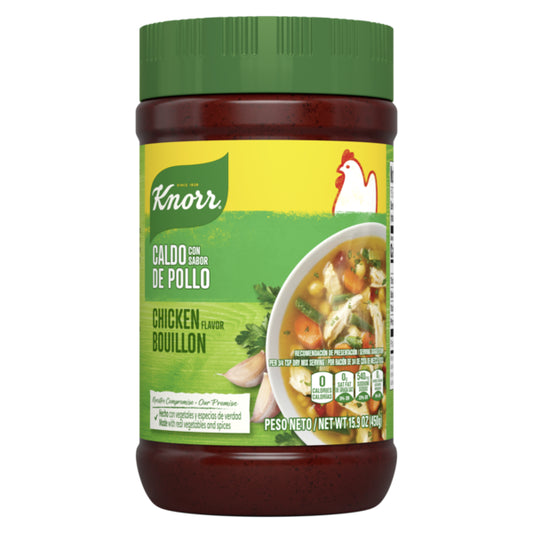 Caldo granulado Knorr sabor pollo 15.9 oz