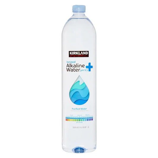 Agua alcalina Kirkland Signature, 1 L, 1 unidad (33,8 onzas líquidas)