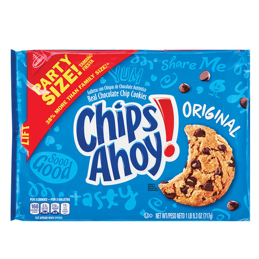 Nabisco Chips Ahoy tamaño fiesta 25.3 oz