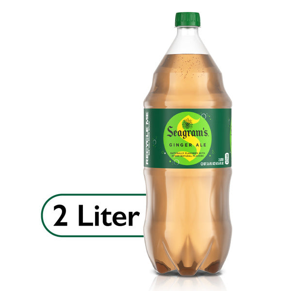 Seagram's Ginger Ale Soda Soft Drink 2 L