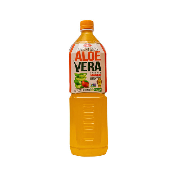 Bebida con sabor a mango y aloe vera OKF Farmer's, 50.7 onzas