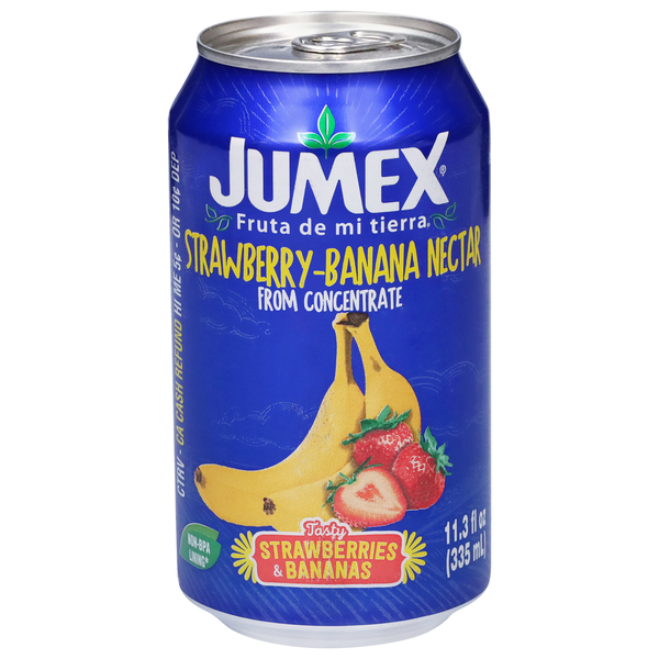 Néctar de fresa y plátano Jumex a partir de concentrado 320 ml