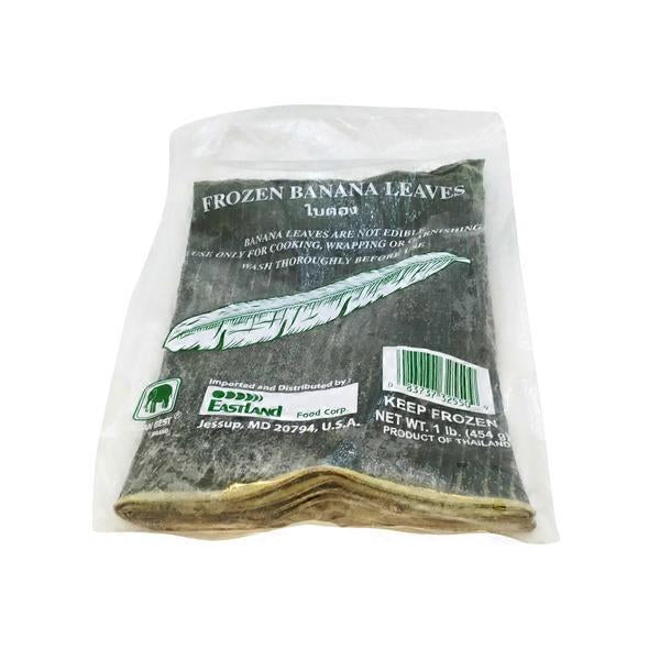 Hojas de plátano congeladas de la mejor calidad de la marca Red Elephant de Asian Best (1 libra)