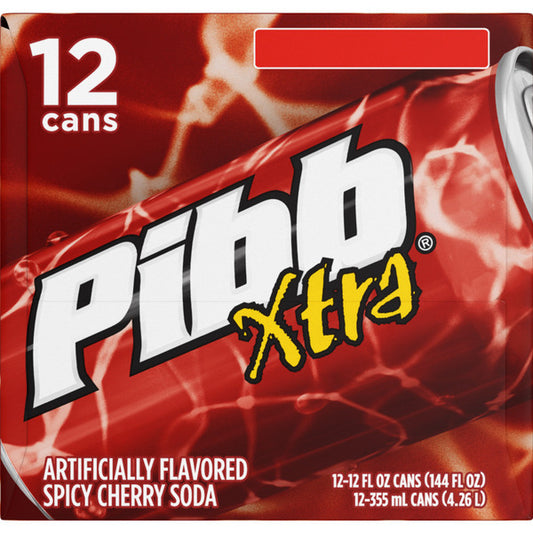 PIBB XTRA Refresco en paquete para refrigerador de 12 onzas líquidas