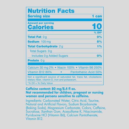 Red Bull Sugar Free Energy Drink 12 x 8.4 fl oz