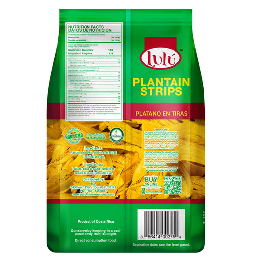 Lu Lu Plantains Strips, Lightly Salted 12.5 oz