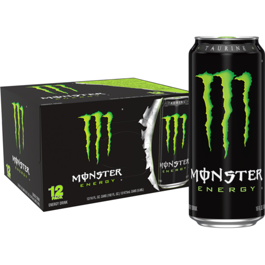 Monster Energy Original Energy Drink, 12 Pack - 16 fl oz