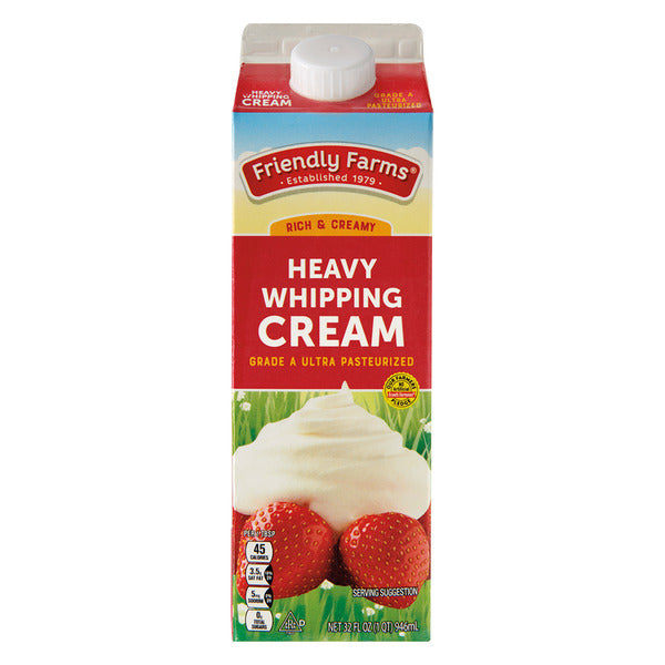 Crema batida espesa Friendly Farms 32 onzas líquidas