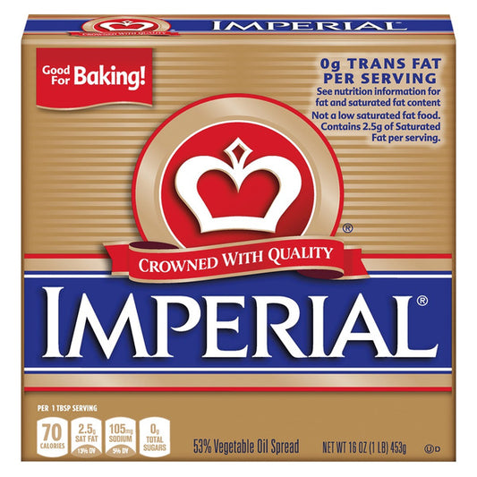 Cuartos de pan Imperial Spread de 16 oz