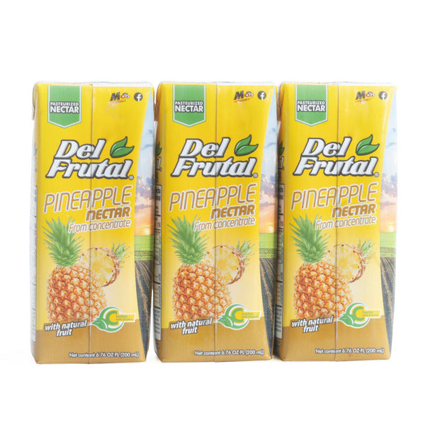 Del Frutal Pineapple Nectar 6.75 fl oz