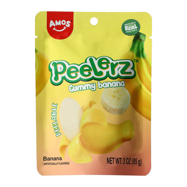 Amos Peelerz Gummy Banana Candy 3 oz