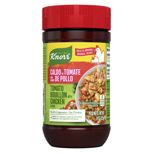 Caldo de tomate Knorr con sabor a pollo granulado 7.9 oz
