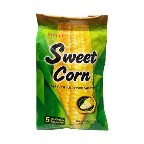 Lotte Sweet Corn Ice Cream Sandwich 4.73 fl oz