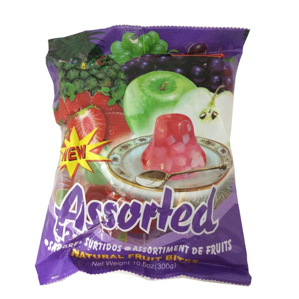 Caramelos de gelatina de frutas variadas ABC 300 g