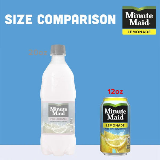 Limonada Minute Maid hecha con limones reales, 12 onzas líquidas