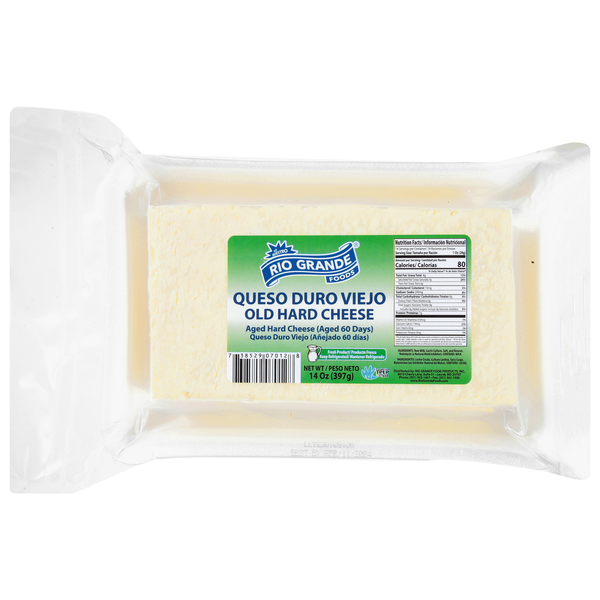 Rio Grande Foods Cheese, Old Hard 14 oz
