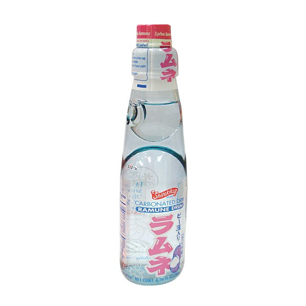 Shirakiku Ramune Drink, Carbonated, Lychee 6.76 fl oz