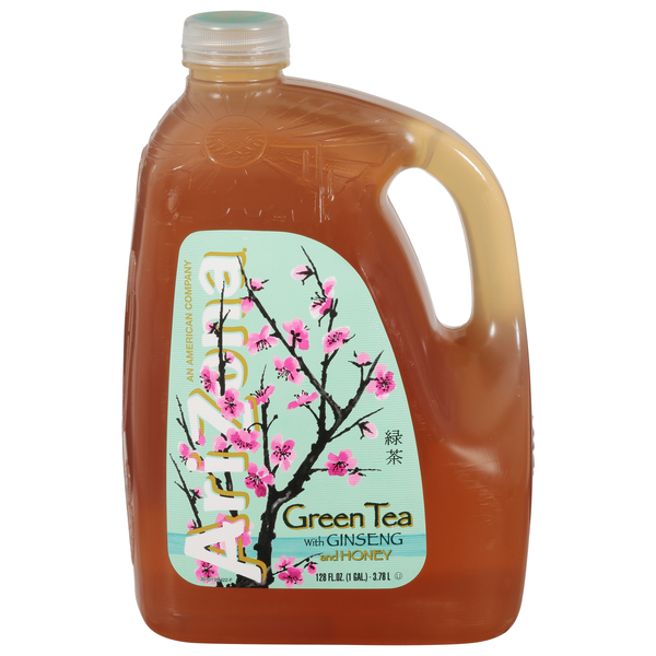 Té verde AriZona con ginseng y miel, 1 galón