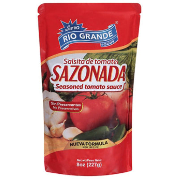 Rio Grande Foods Tomato Sauce, Seasoned 8 oz