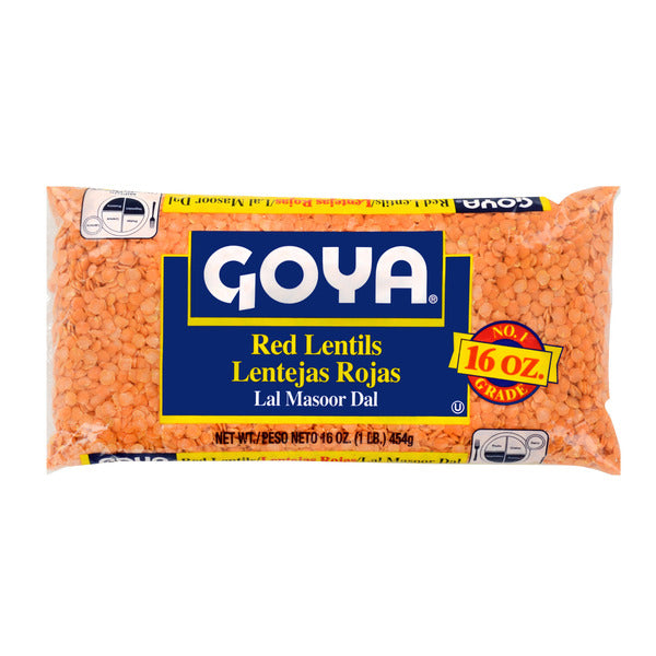 Lentejas Rojas Goya, Secas 16 oz