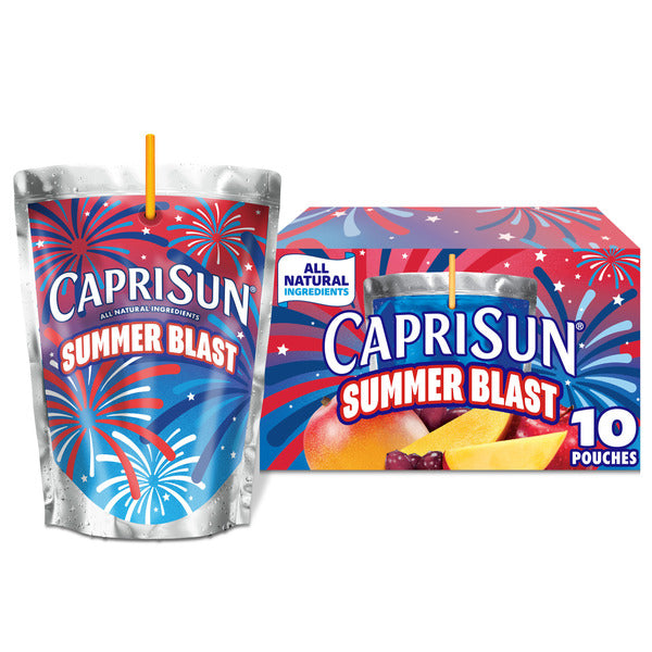 Capri Sun Summer Blast Passion Fruit Mango Juice Drink Blend 177 ml