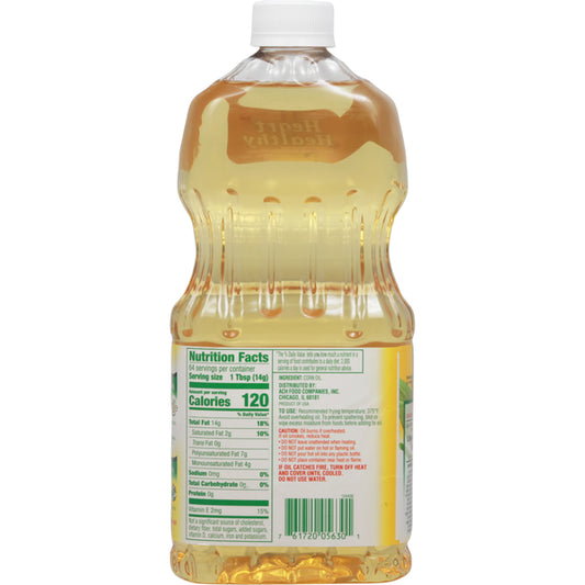 Aceite de maíz Mazola, sin colesterol, 100 % puro, 32 onzas líquidas