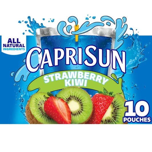 Mélange de jus de fruits à saveur naturelle Capri Sun Fraise Kiwi 6 fl oz