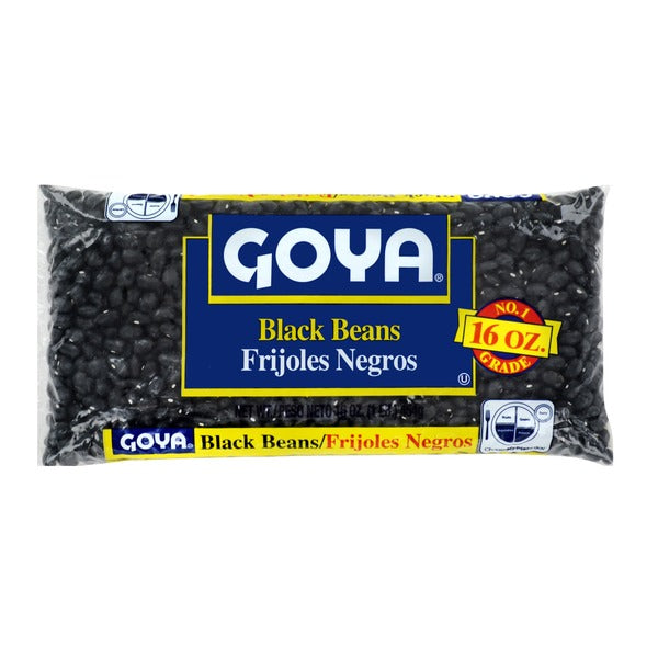 Frijoles negros Goya, secos, 454 g