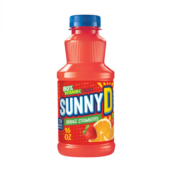 SunnyD Orange Strawberry Juice Drink 16 fl oz