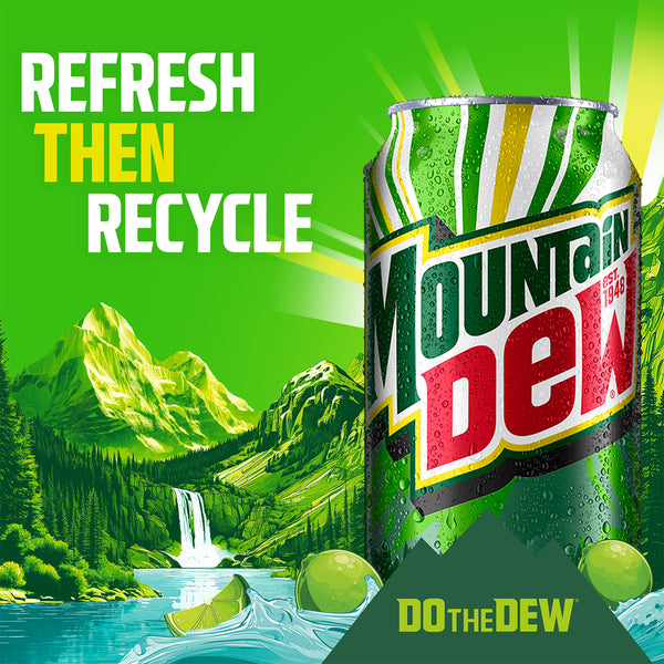 Soda Mountain Dew - Paquet de 35 cl