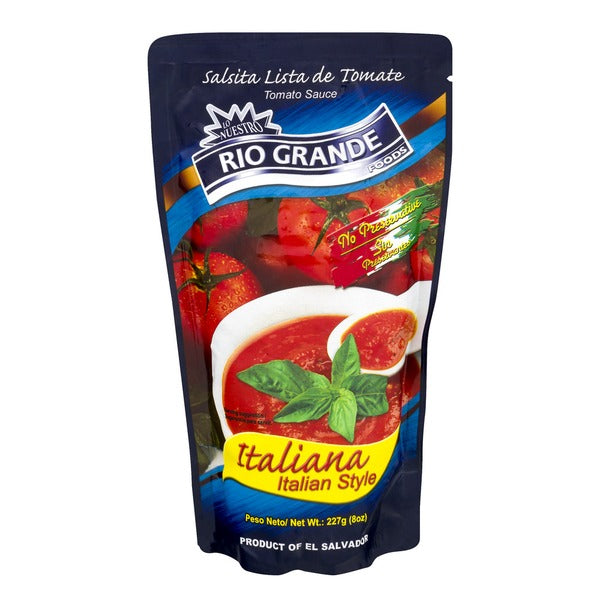 Rio Grande Tomato Sauce Italian Style 8 oz