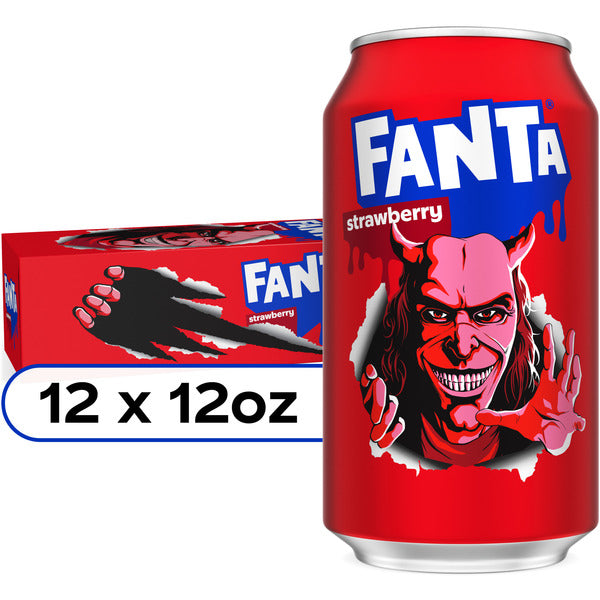 Fanta Strawberry Soda 12 fl oz
