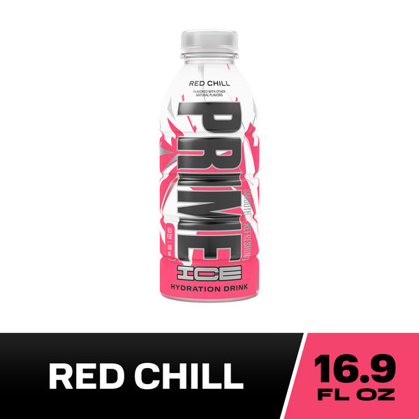 PRIME Ice Hydration Drink, Red Chill 16.91 fl oz