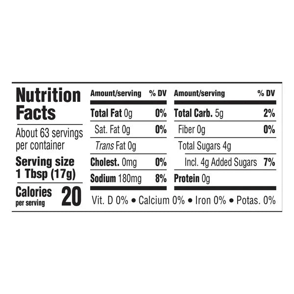 Ketchup aux tomates Heinz 38 oz