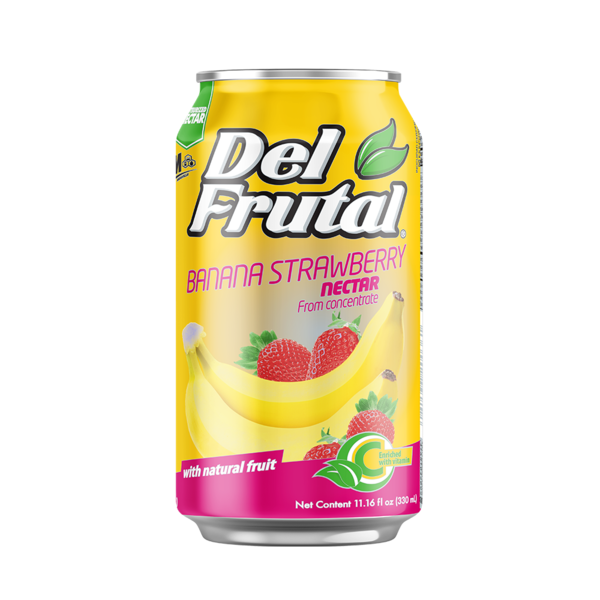 Del Frutal Banana Strawberry Nectar 11.16 fl oz