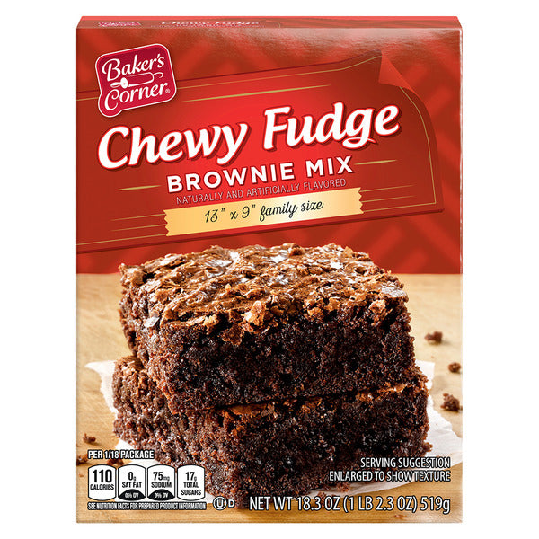 Baker's Corner Fudge Brownie Mix 18.3 oz