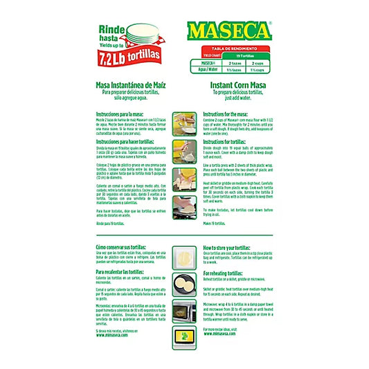 Farine de maïs instantanée MASECA - 4 lb