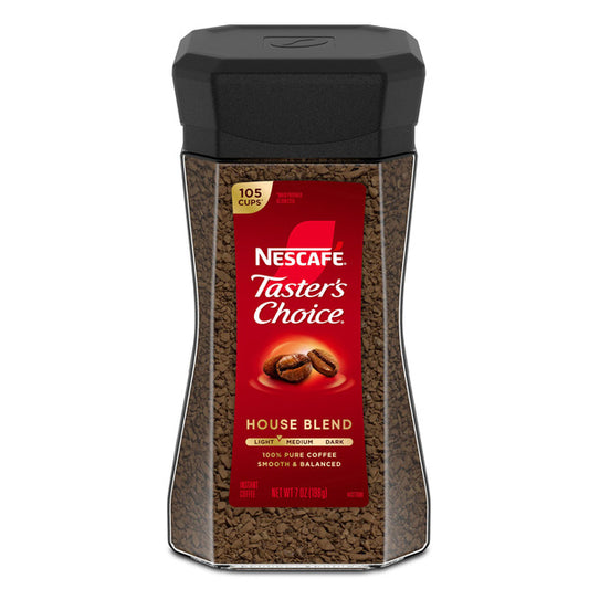 Café instantané NESCAFÉ Taster's Choice House Blend torréfaction moyenne-légère 7 oz