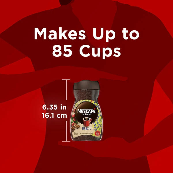 Café instantané NESCAFÉ CLÁSICO Brésil torréfaction foncée 200 g
