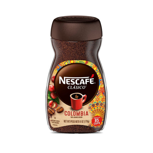 NESCAFÉ Clásico Colombie Café instantané à torréfaction moyenne 6 oz