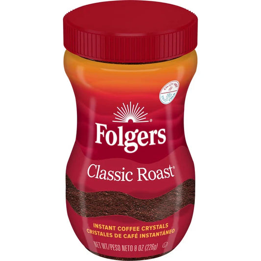 Café instantané Folgers Classic Roast 8 oz