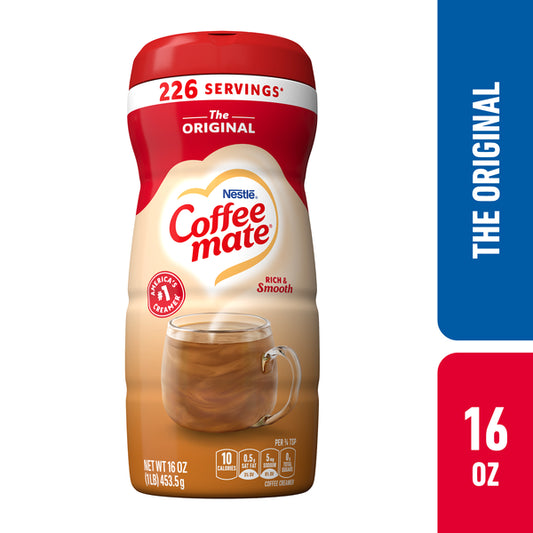 Crème à café en poudre Nestlé Coffee Mate Original 16 oz