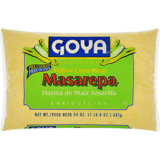 Harina de maíz Goya, amarilla, enriquecida, 24 oz