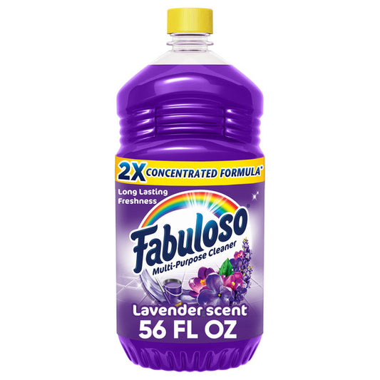 Limpiador multiusos Fabuloso, lavanda, 56 onzas líquidas
